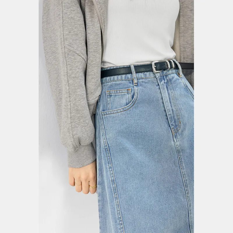 DIALOGUE Denim Long Skirts Women's-3