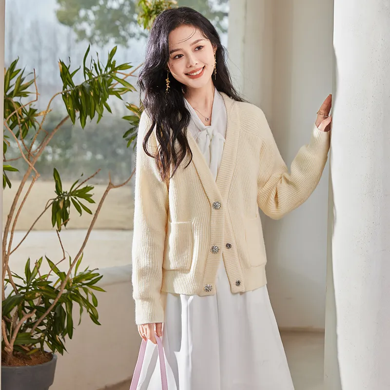 VICTORIA&VERA Knitwear Women's Light Yellow-2