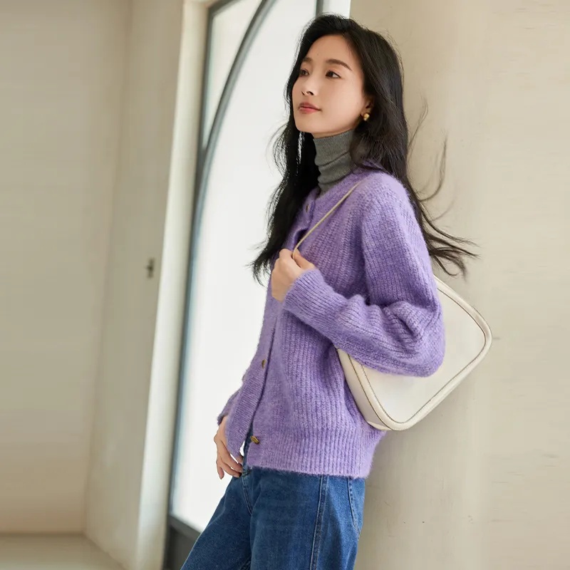 VICTORIA&VERA Knitwear Women's Purple-5