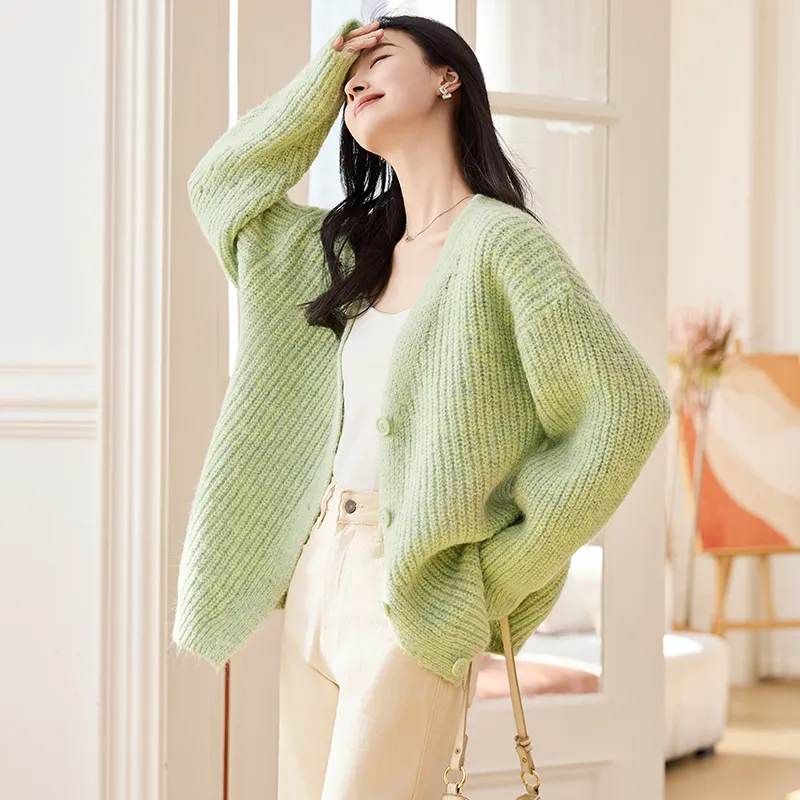 VICTORIA&VERA Knitwear Women's Green-6