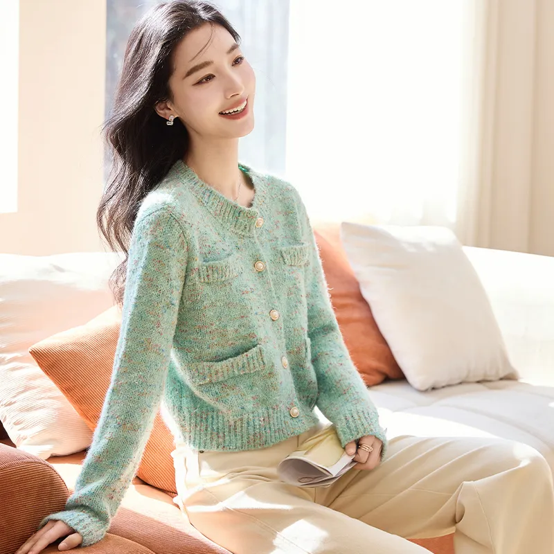 VICTORIA&VERA Knitwear Women's Mint Green-1