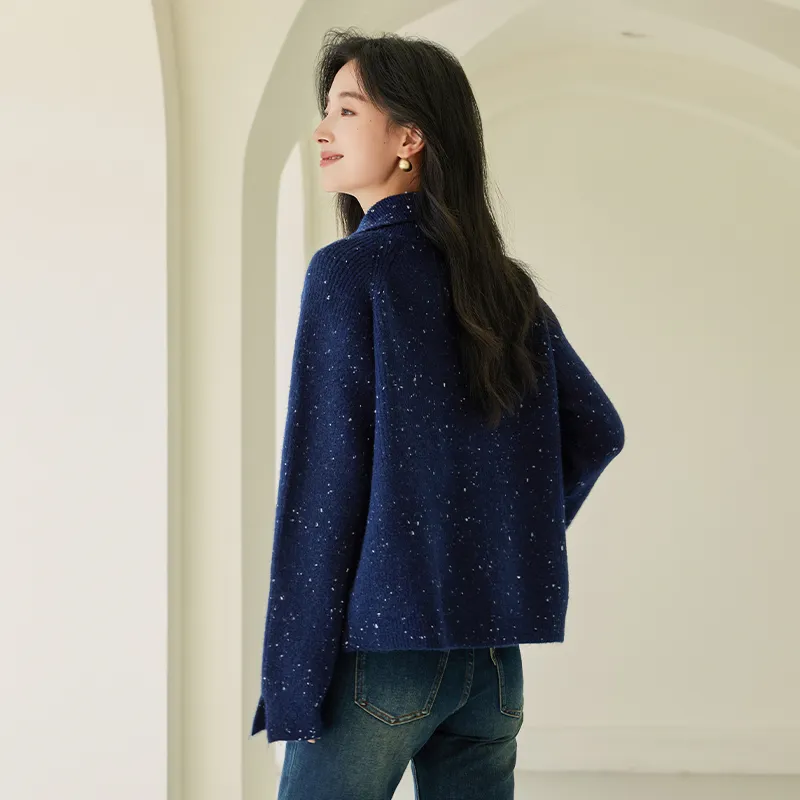 VICTORIA&VERA Knitwear Women's Navy Blue-6