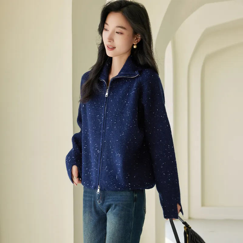 VICTORIA&VERA Knitwear Women's Navy Blue-2