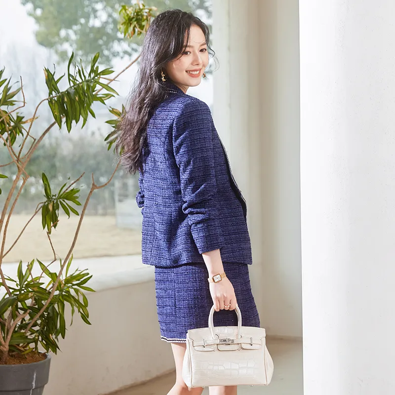 VICTORIA&VERA Knitwear Women's Navy Blue-6