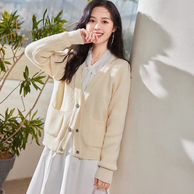 VICTORIA&VERA Knitwear Women's Light Yellow-6