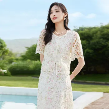 VICTORIA&VERA Skirt Set Women's Pink
