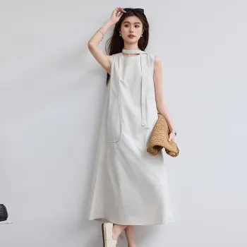 VICTORIA&VERA Sleeveless Dress Women's Ivory