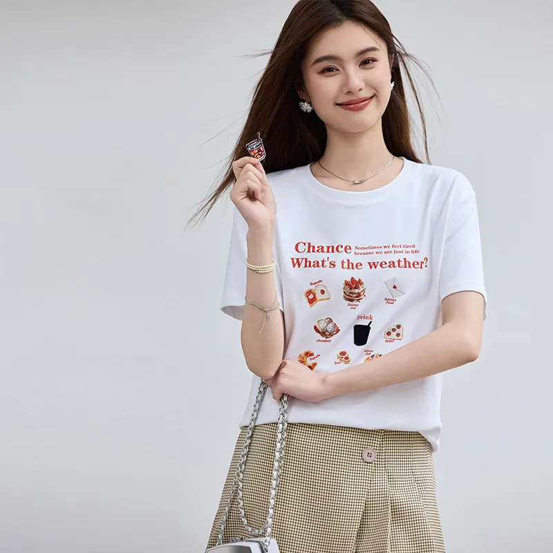 VICTORIA&VERA T Shirts Women's White-3