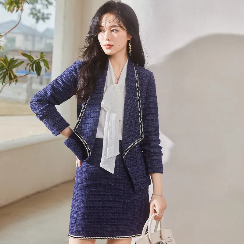 VICTORIA&VERA Knitwear Women's Navy Blue-7
