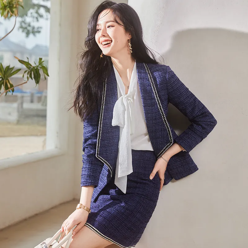 VICTORIA&VERA Knitwear Women's Navy Blue-2