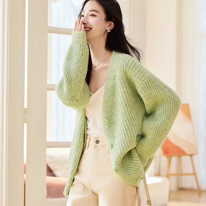 VICTORIA&VERA Knitwear Women's Green-4