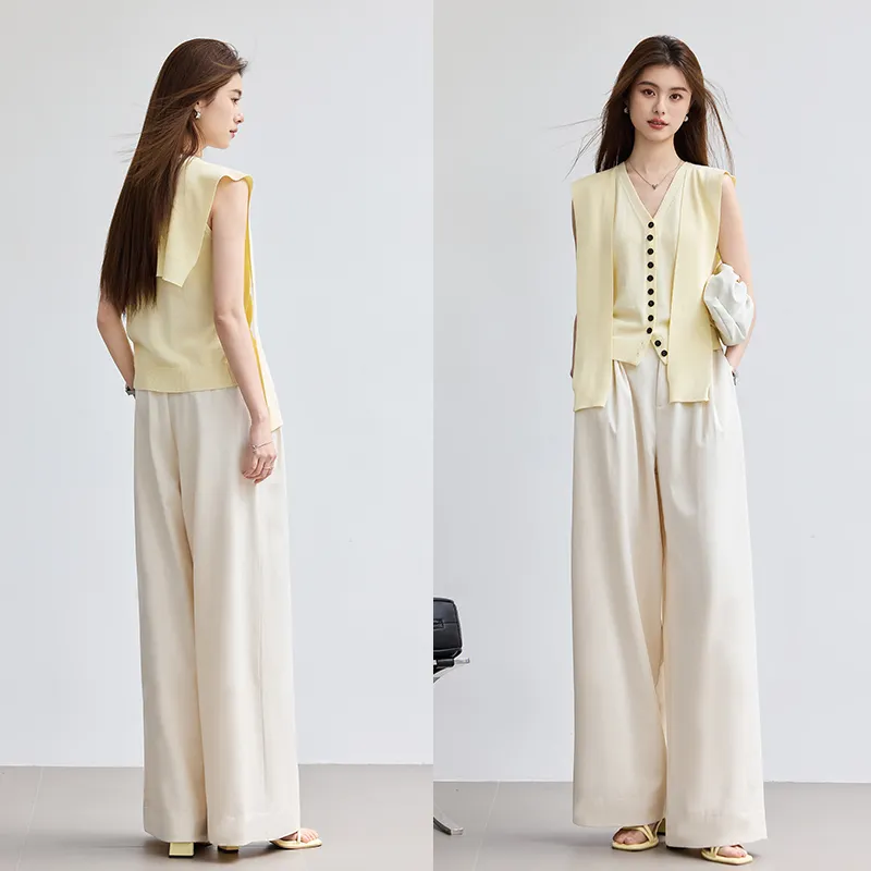 VICTORIA&VERA Knitwear Women's Yellow Cream-3