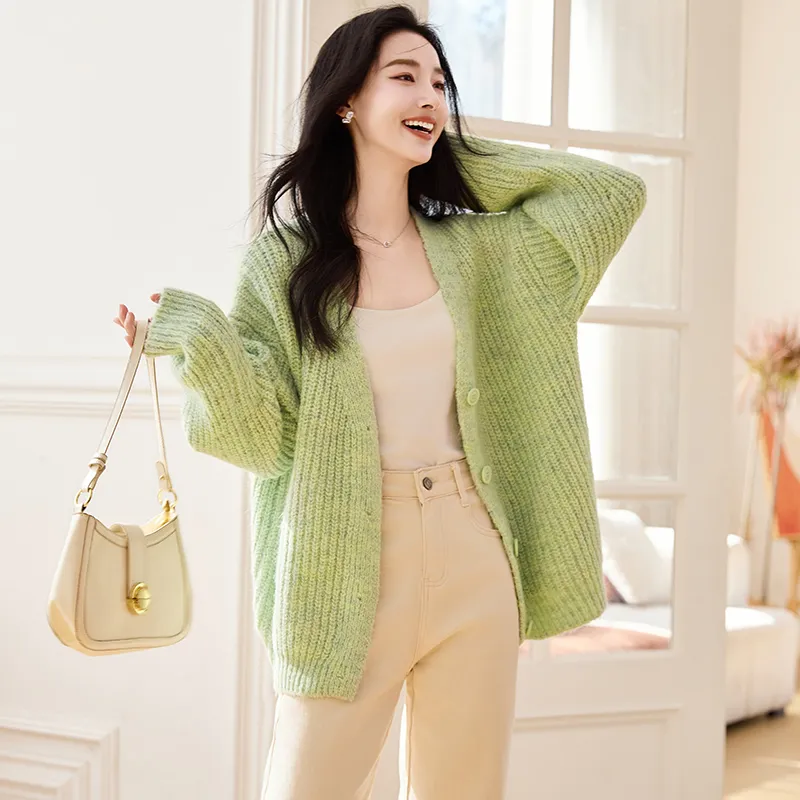 VICTORIA&VERA Knitwear Women's Green-3