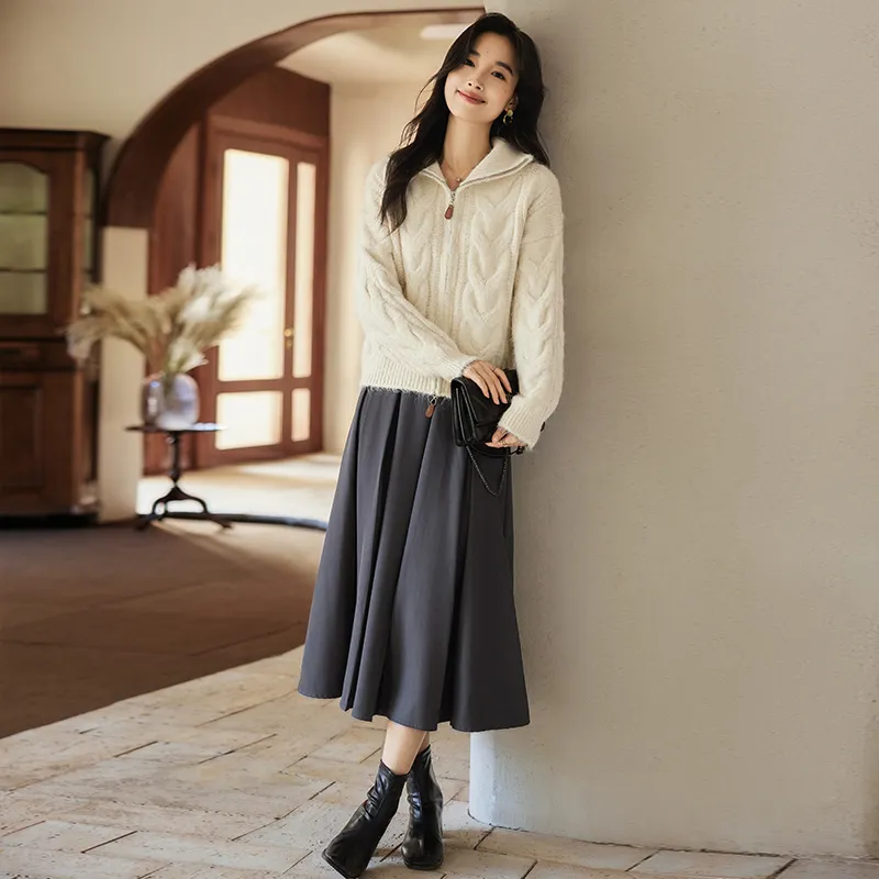 VICTORIA&VERA Knitwear Women's Beige-3