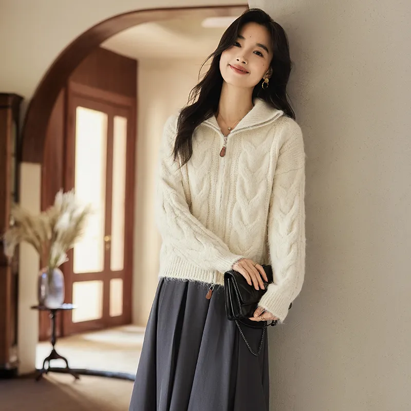 VICTORIA&VERA Knitwear Women's Beige-5