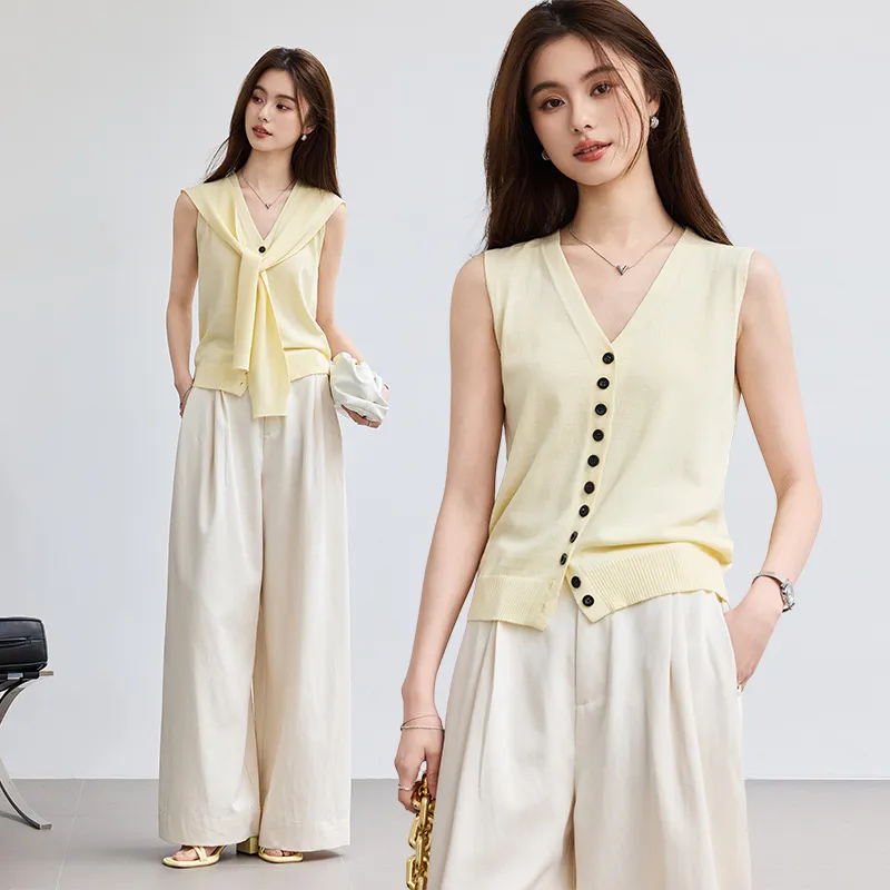 VICTORIA&VERA Knitwear Women's Yellow Cream-2