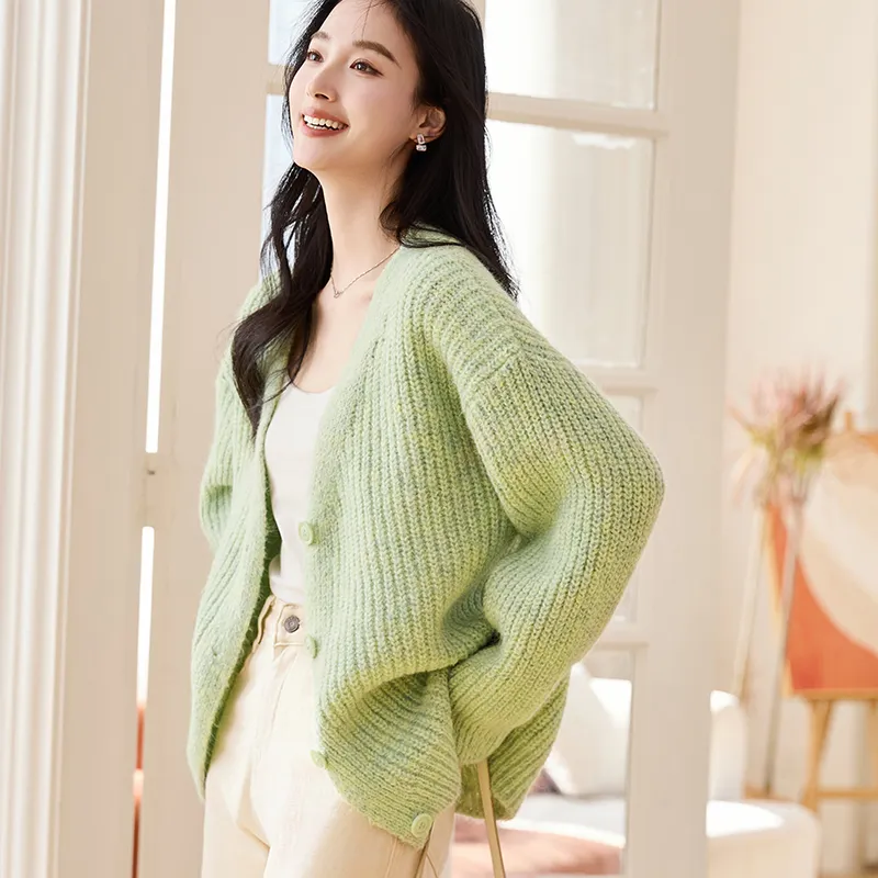 VICTORIA&VERA Knitwear Women's Green-5