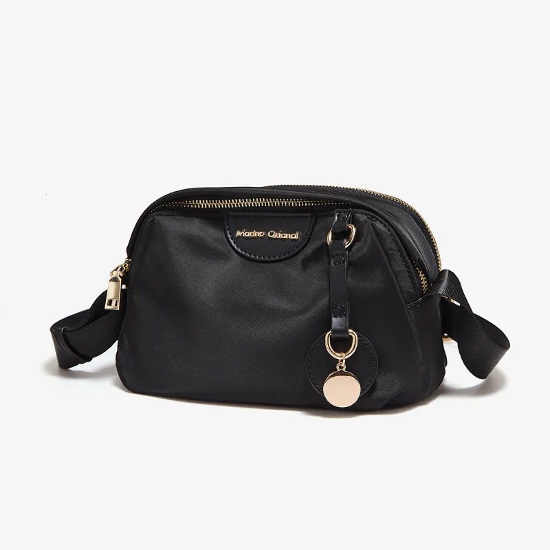 Marino Orlandi Fabric Shoulder Bag, Crossbody Bag Regular Women's Black/Army Green/Khaki/Ecru-3