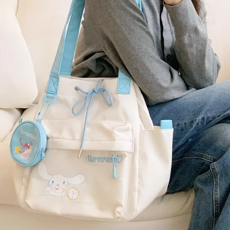 Sanrio Polyester Drawstring Shoulder Bag Women's Multicolor-2