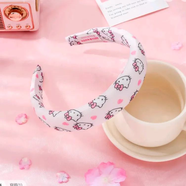 Sanrio Katy Cat Cinnamoroll Polyester Headbands Women's-2