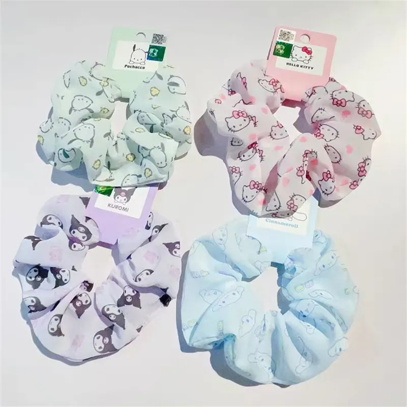 Sanrio My Melody Hello Kitty Fabric Hair Tie Women's-2