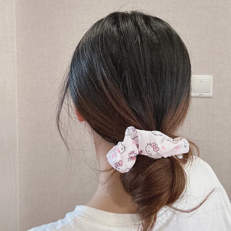 Sanrio My Melody Hello Kitty Fabric Hair Tie Women's-5