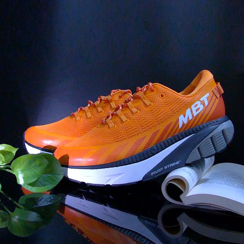 MBT Running Shoes Men Low Top White-7
