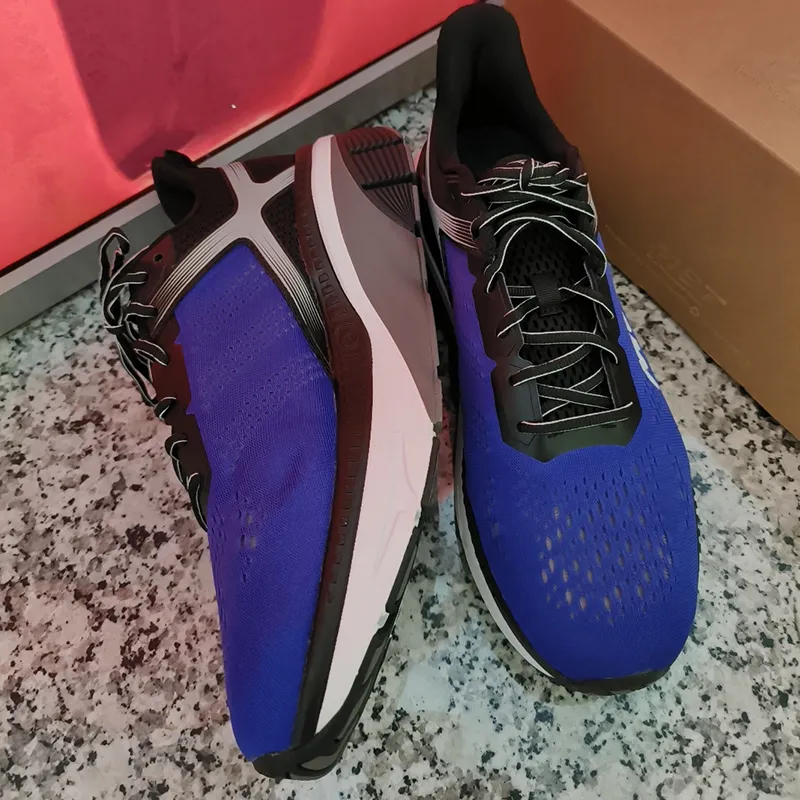 MBT Curved Sole Platform Z 3000 2 Low Top Running Shoes Men's Blue-5