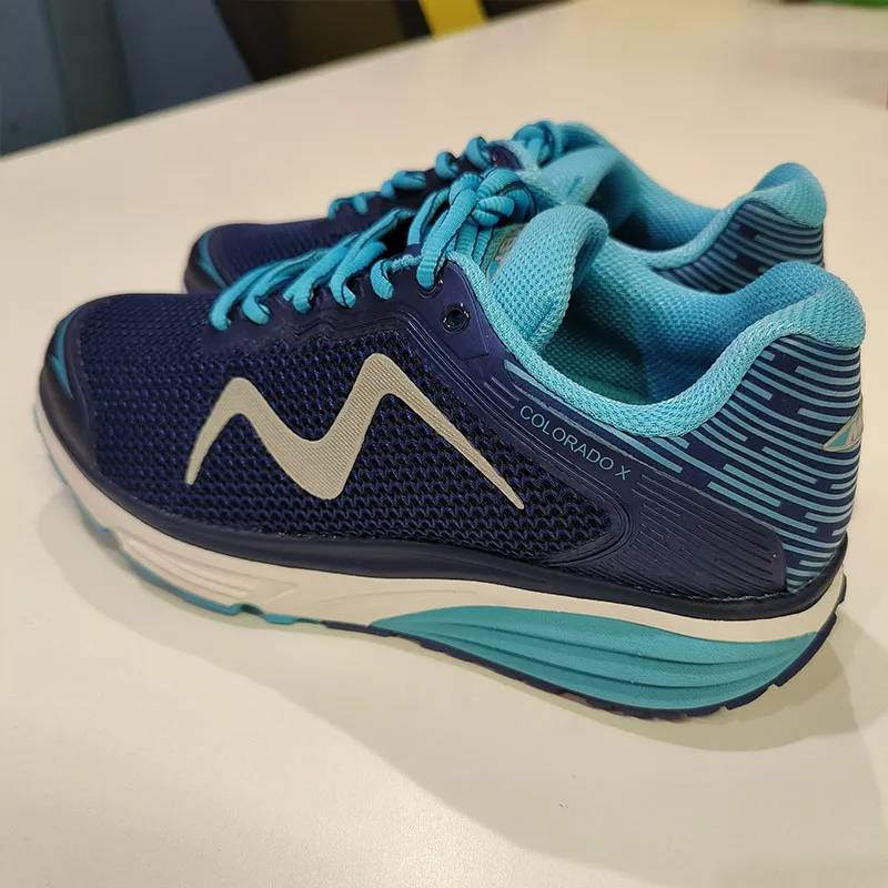 MBT Low Top Outdoor Shoes Men's Blue-13