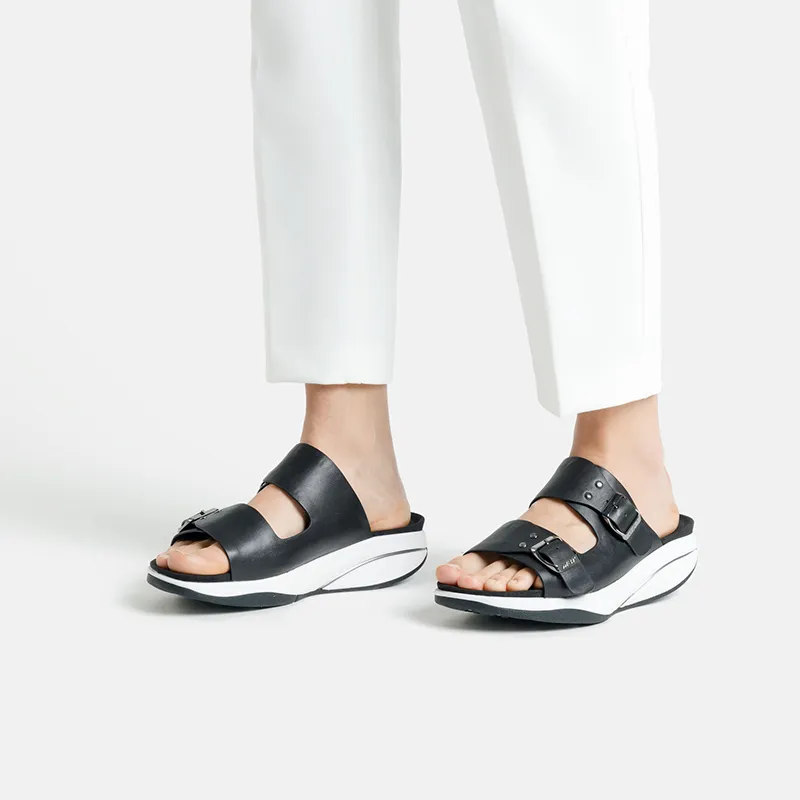 MBT Beach Sandals Women's White/Silver-6