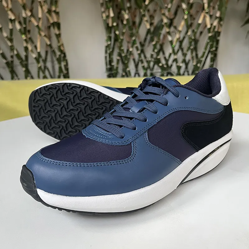 MBT Low Top Outdoor Shoes Men's Blue-5