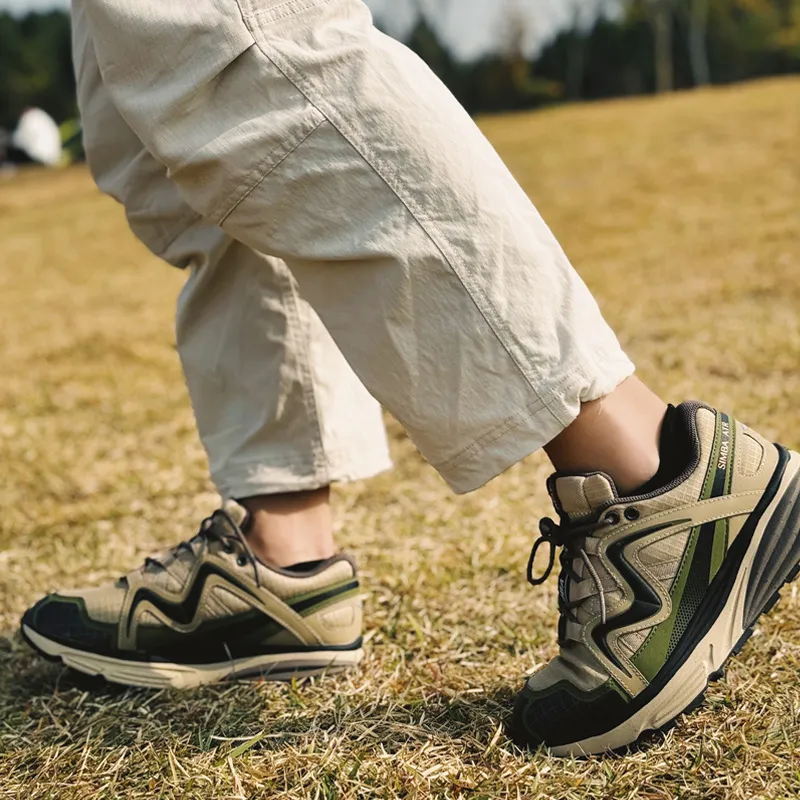 MBT SIMBA ATR Low Top Outdoor Shoes Men's Khaki/Green/Black-6
