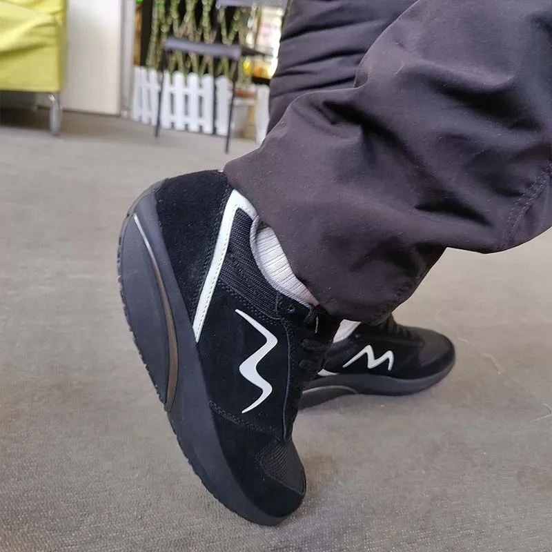 MBT Outdoor Shoes Men Low Top Black-7