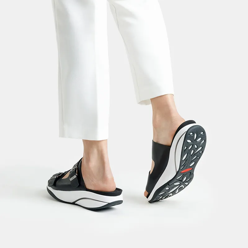 MBT Beach Sandals Women's White/Silver-7
