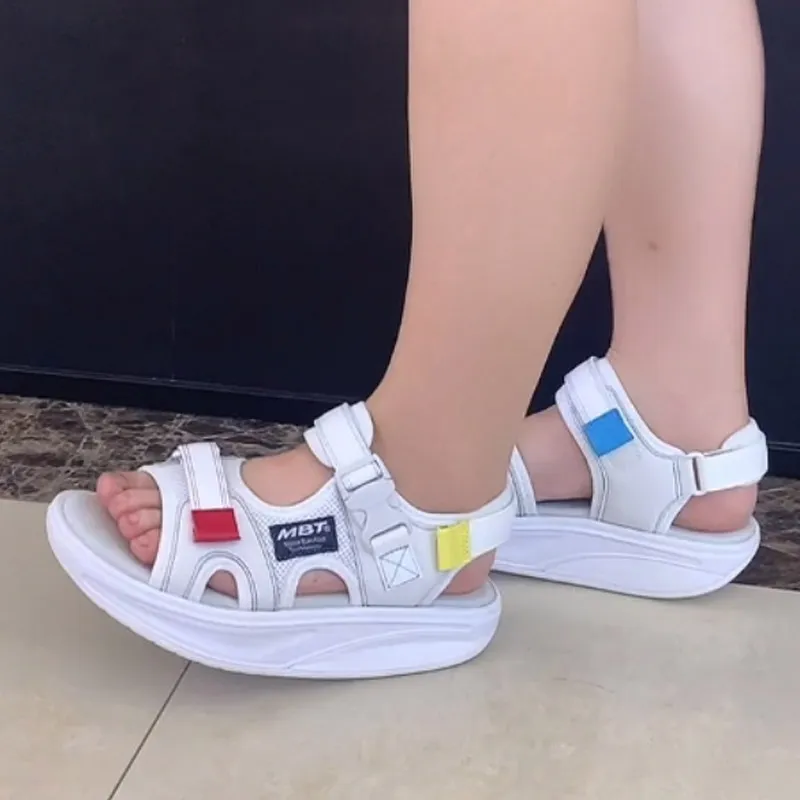 MBT Cushioning Moisture Wicking Height Increasing Rebound Breathable Low Top Outdoor Shoes Women's-5