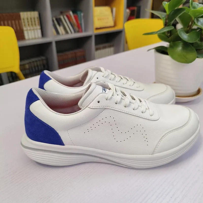 MBT Running Shoes Men Low Top Blue-6