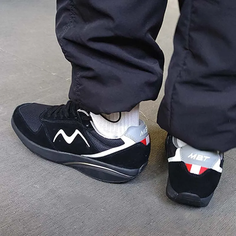 MBT Outdoor Shoes Men Low Top Black-6