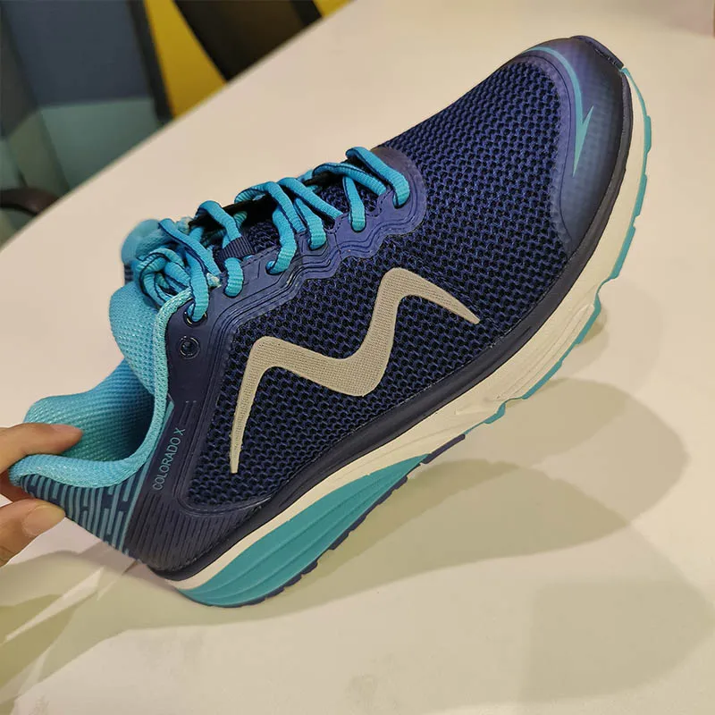 MBT Low Top Outdoor Shoes Men's Blue-7