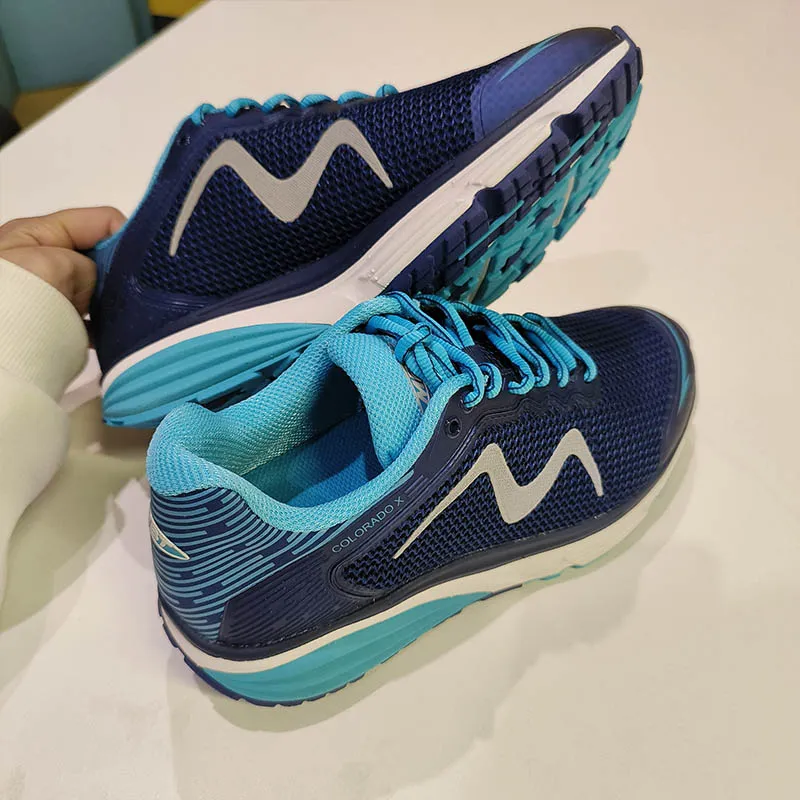 MBT Low Top Outdoor Shoes Men's Blue-11