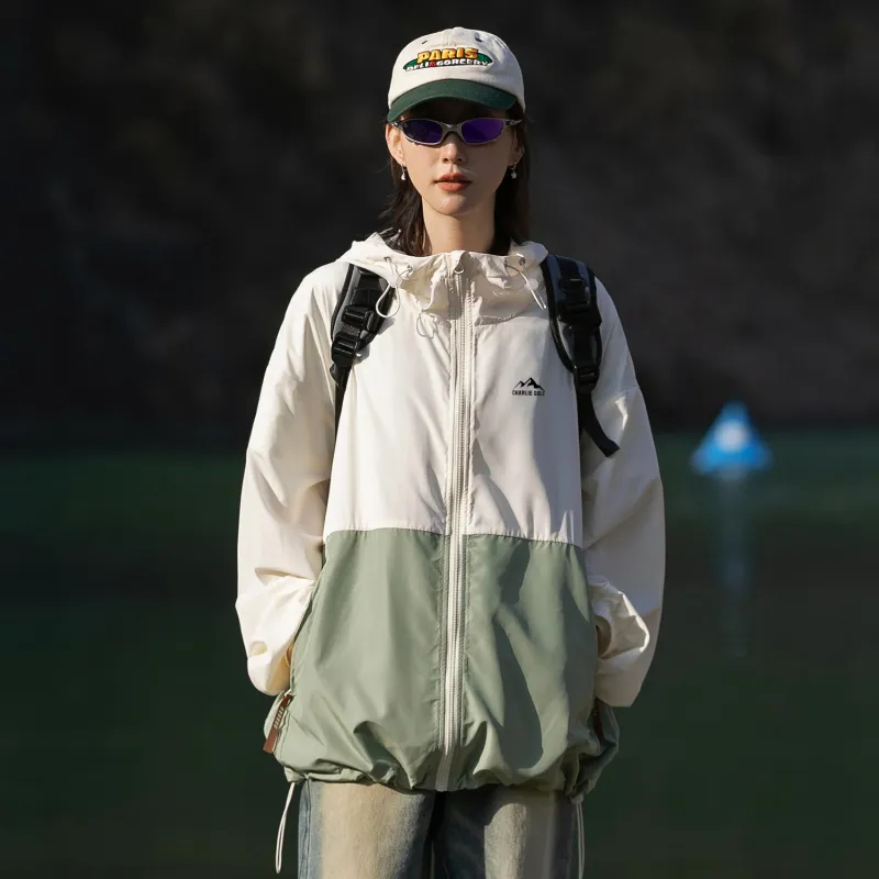 CHARLIE GOLF Sun Protection Clothing Women's Shell Beige-3