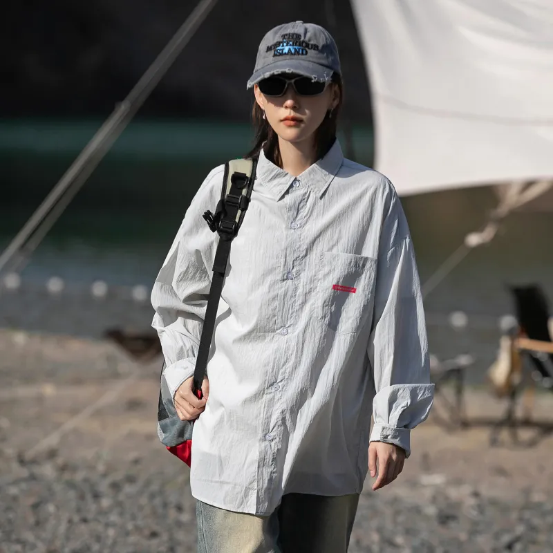 CHARLIE GOLF Sun Protection Clothing Women's Cool Moon Gray-3