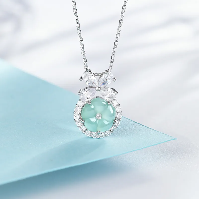 Century Edge Jewelry Glutinous Jade Jadeite Necklaces Women's-1