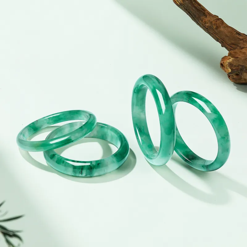 Century Edge Jewelry African Emerald Bangles Women's-2