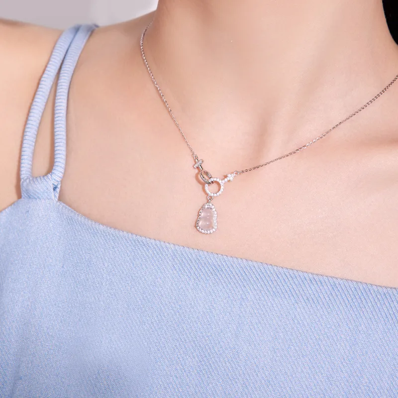 Century Edge Jewelry Chalcedony Jade Necklaces Women's-3