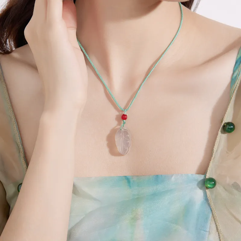Century Edge Jewelry Chalcedony Jade Pendants Women's-6