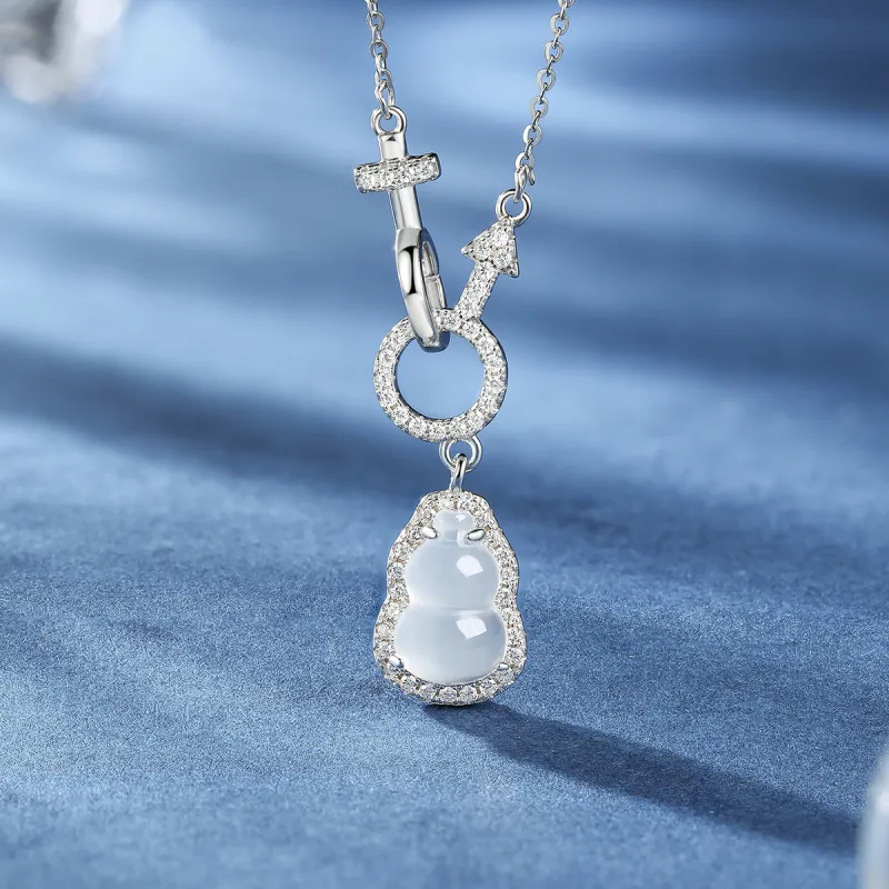 Century Edge Jewelry Chalcedony Jade Necklaces Women's-2