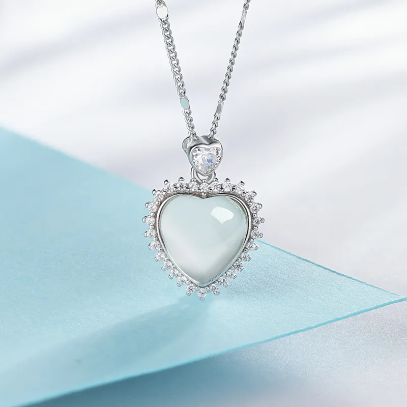 Century Edge Jewelry Chalcedony Jade Necklaces Women's-11
