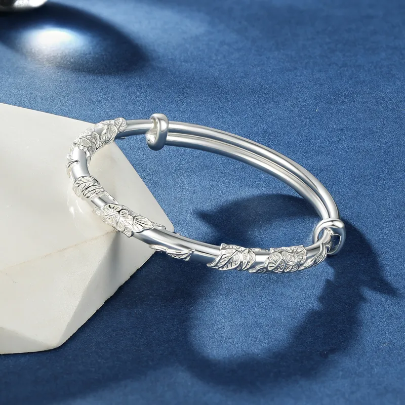 Century Edge Jewelry 999 Fine Silver Sterling Silver Bracelets Women's-2