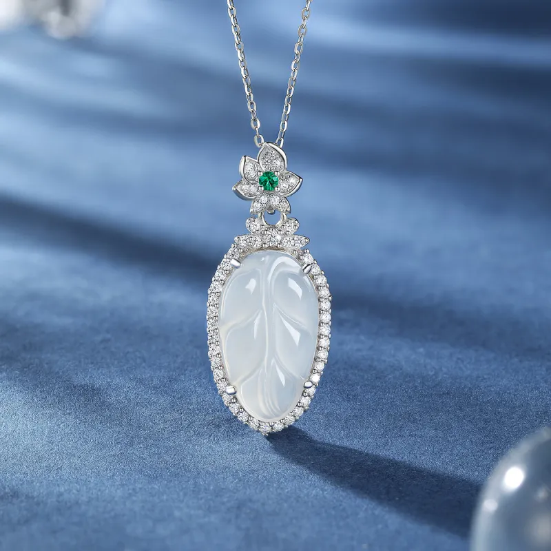 Century Edge Jewelry Chalcedony Jade Necklaces Women's-1