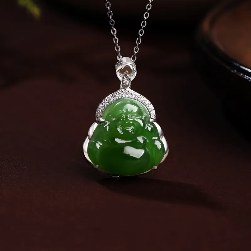 Century Edge Jewelry Hetian Jade Pendants Jasper Women's-3